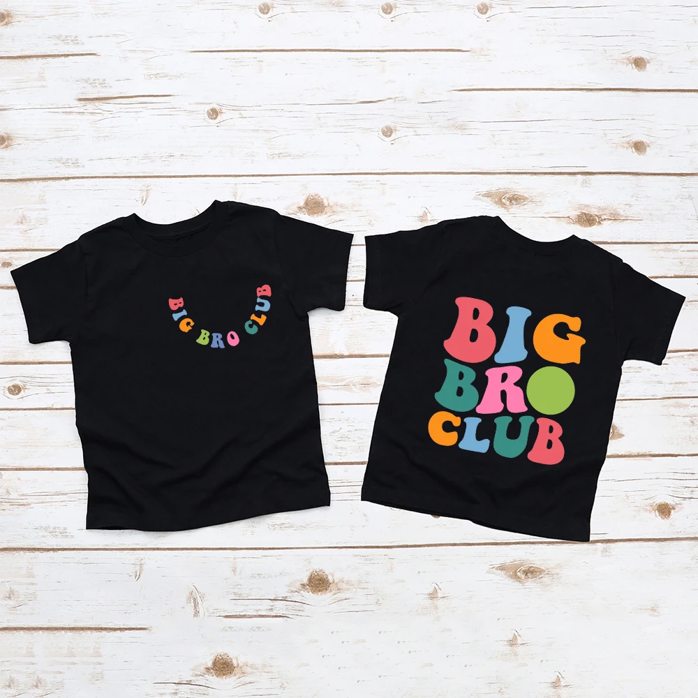Big Bro Club Kids Shirt Retro in My Big Brother Era Kids Tee