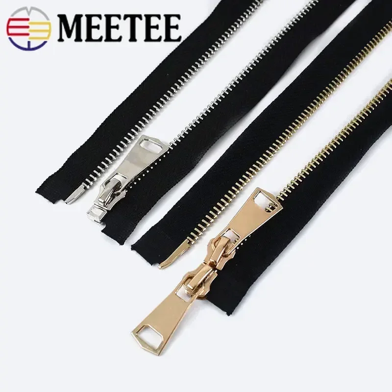 Sawoake 2 Pezzo #5 66 cm Separazione Giacca Zipper per Cucire Cappotti Giacca Zipper Bianco A Forma di Plastica Zipper Bulk Tailor DIY Strumenti di Cucire per Indumento/Borse