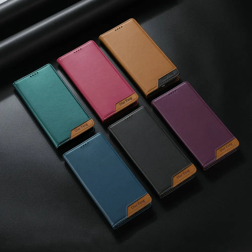 Luxury Leather Card Holder Wallet Case with 360° Protection