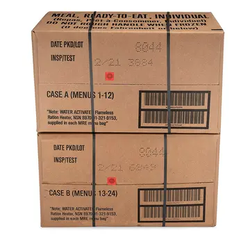 Military MRE Meal Case 1