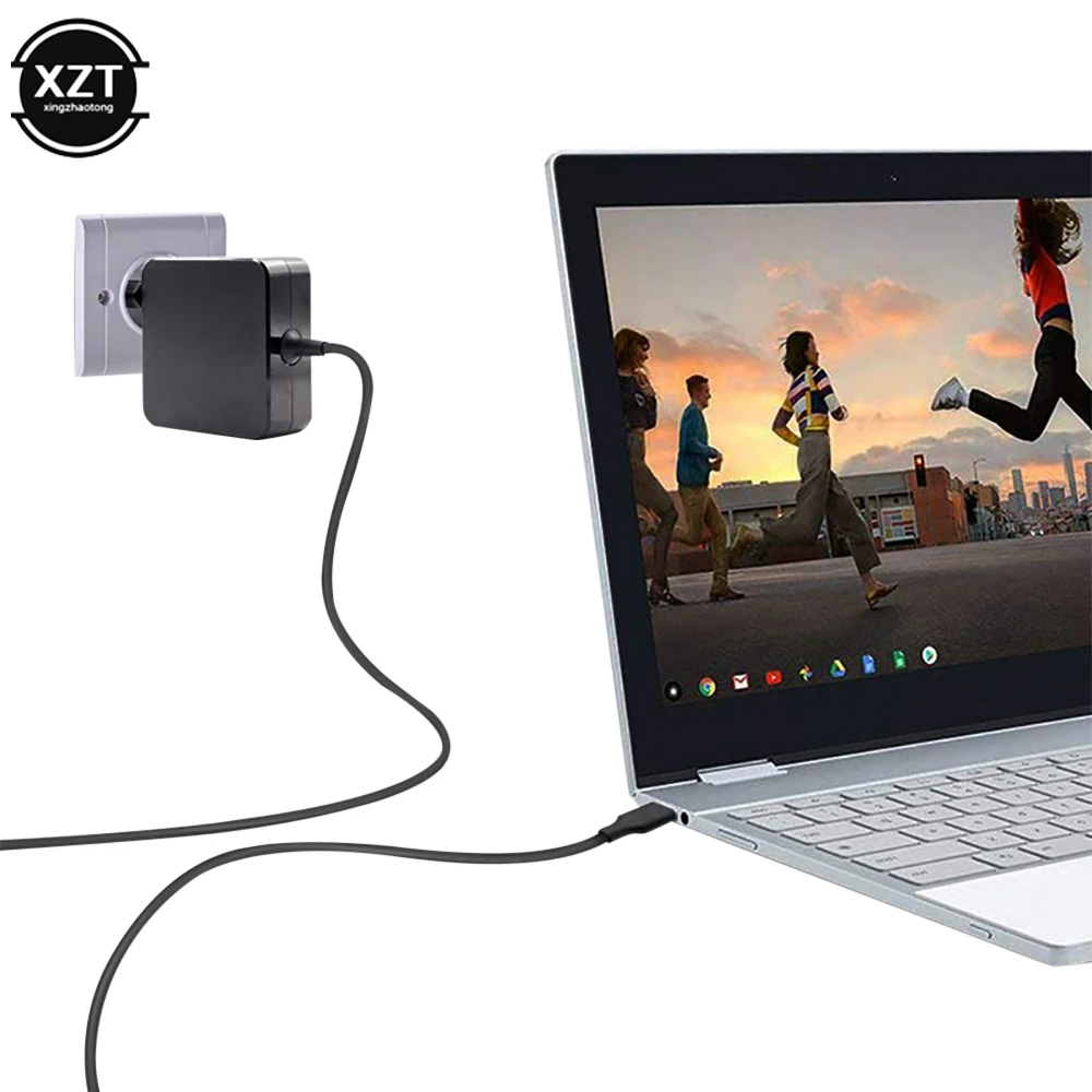 Caricabatterie USB-C PD Da 65W Con Cavo Da 1,7 M – Compatibile Con Laptop, Tablet E Smartphone, Per Huawei, Lenovo, MacBook, HP, Dell, Asus E Molti Altri