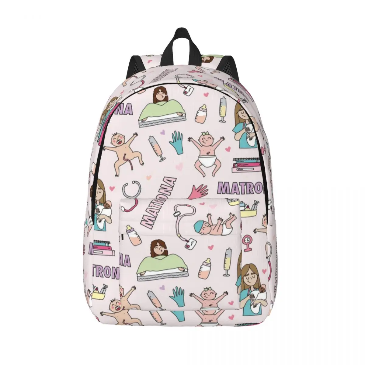 

Nurse Doctor Travel Canvas Backpack Men Women School Laptop Bookbag Health Care College Student Daypack Bags