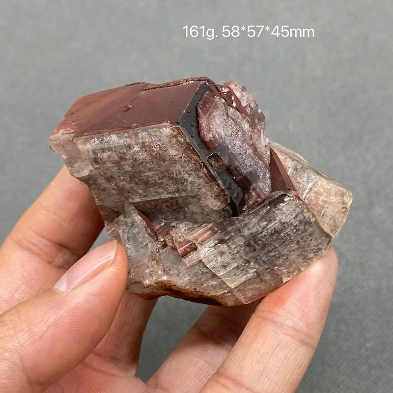 100% natural chocolate color calcite secondary crystallized raw stone mineral specimen healing crystal  Chenzhou, Hunan, China