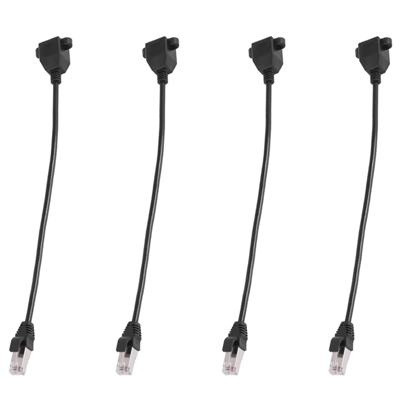 

4 шт., Сетевой удлинитель RJ45, 27 см
