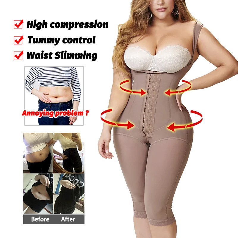 Colombian Shapewear Faja Colombian Shapewear Girdles Seamless Bodysuits Post Surgery Sculpting Body Shaper