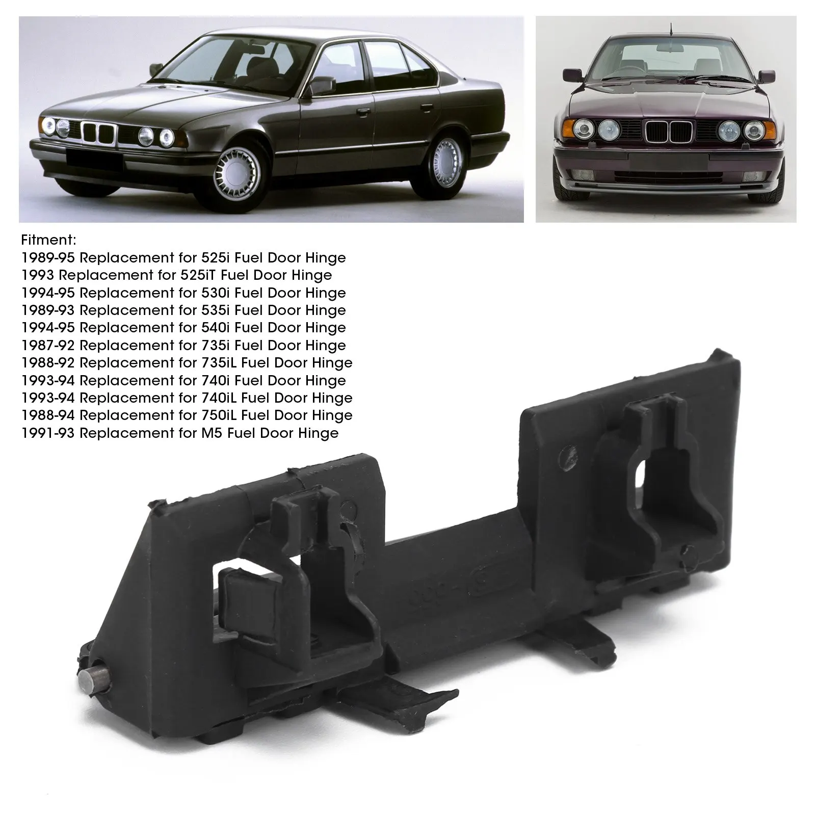 Fuel Gas Tank Door Hinge 51171928197 Part Replacement for E32 E34 5 Series 7 Series fuel tank door hinge