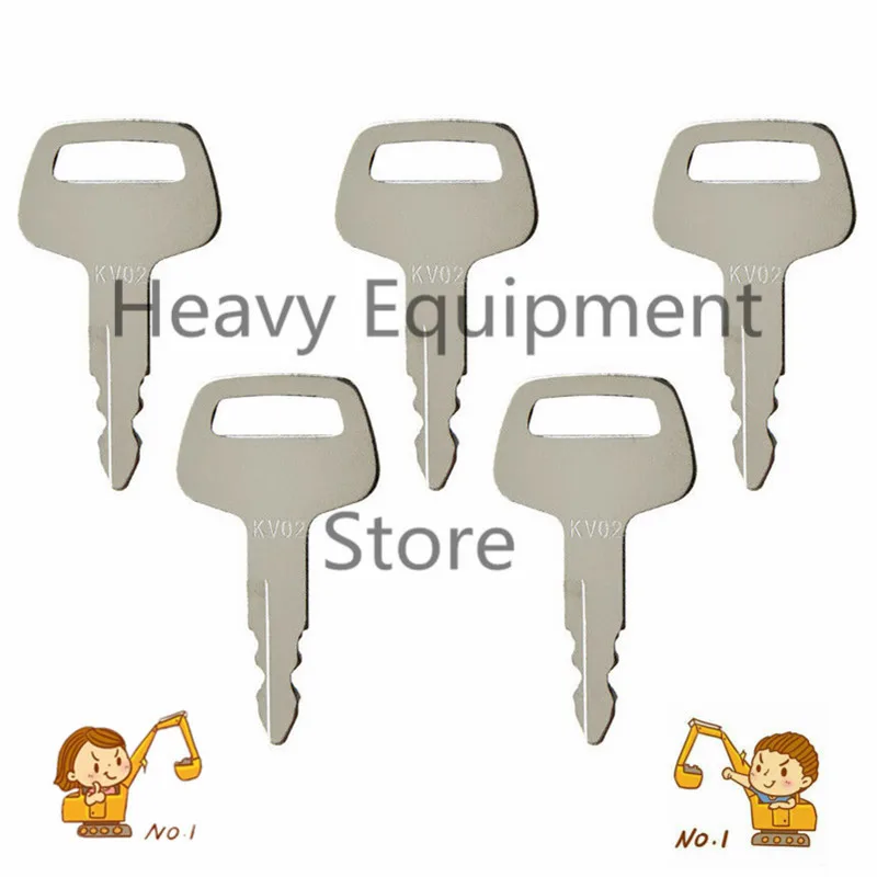 Chiave 5Pc Kv02 Per Kato Hd Escavatore Grader Dozer Kato Parts
