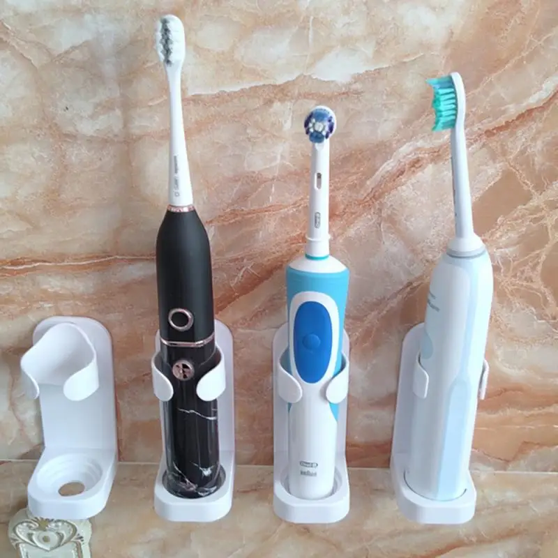 Traceless Toothbrush Holder Bath Wall-Mounted Electric Toothbrush Holders Adults Stand Hanger Bathroom Accessories