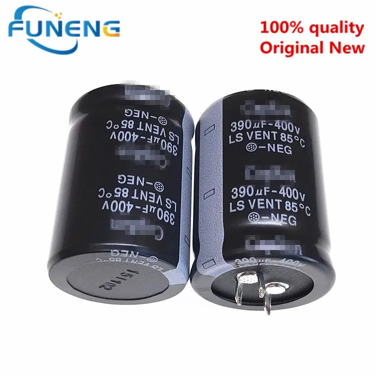 

1PCS 390UF 400V Aluminum electrolytic capacitor 30*40mm