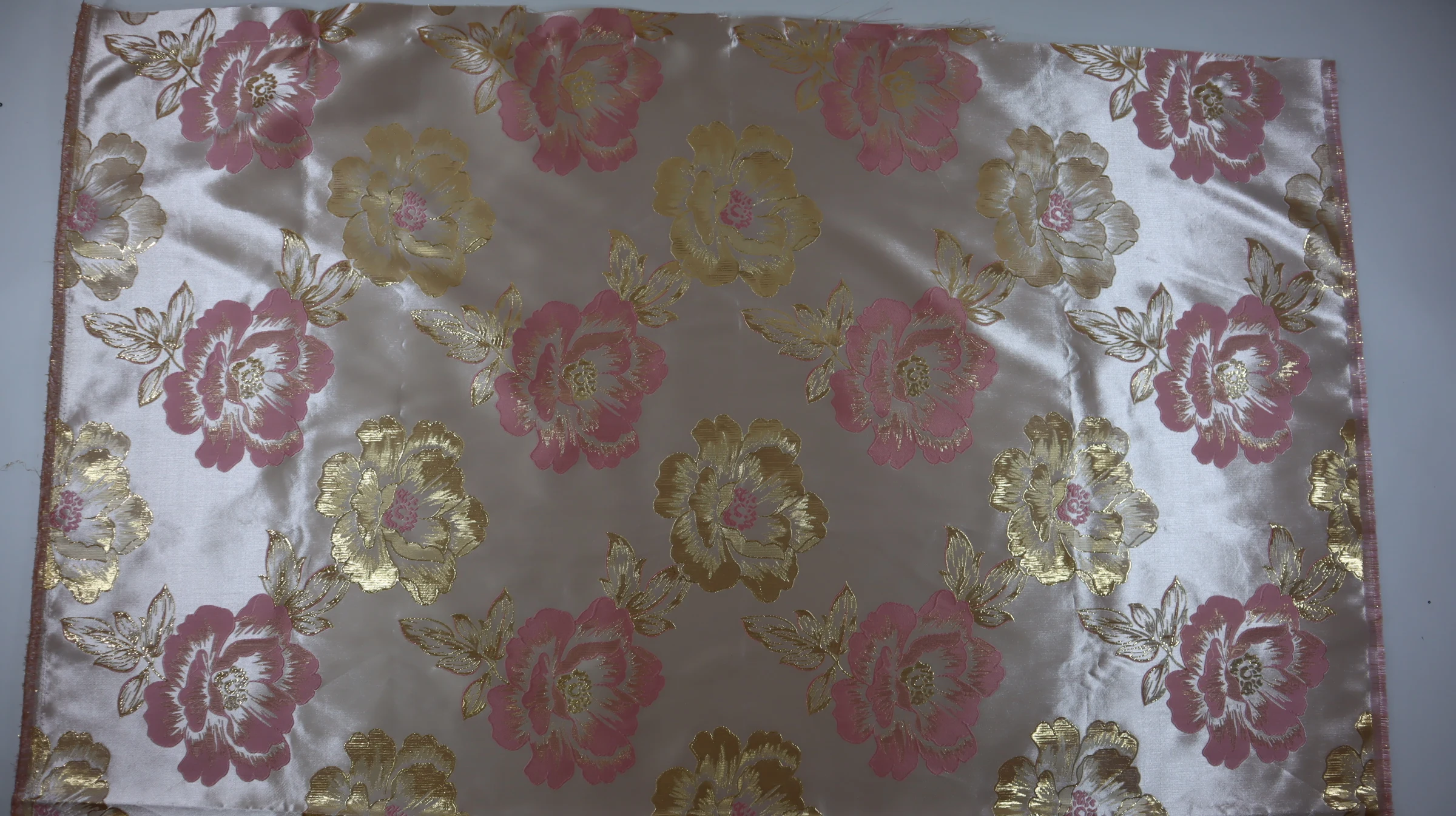 2022 Latest French Brocade Gliding Lace Fabric High Quality African 5 Yards Jacquard Embroidery Lace For Wedding Evening  Dress