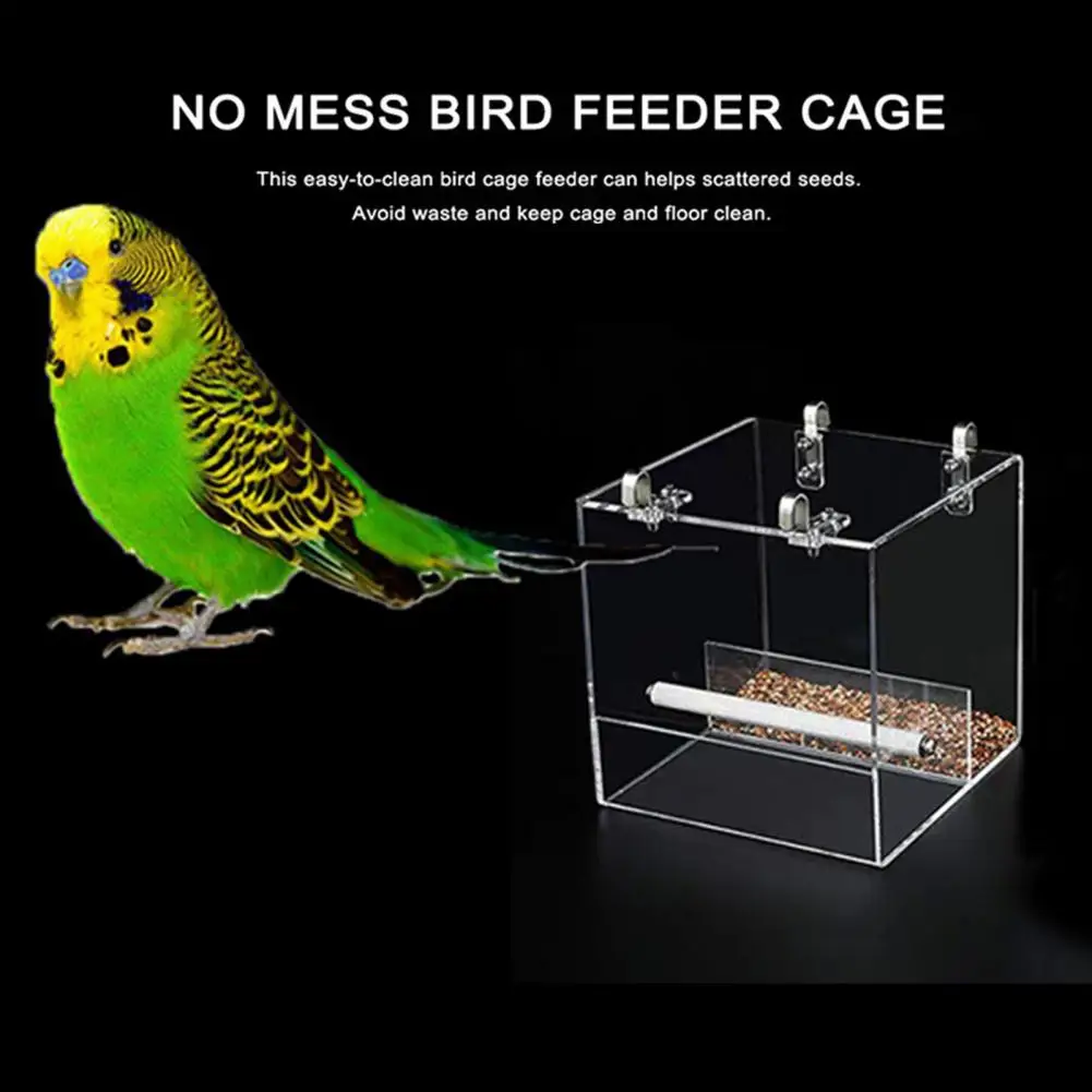

360-degree Observation Bird Feeder for Monitoring Birds Capacity Bird Feeder Spacious Mess-free Design with Easy Food for No