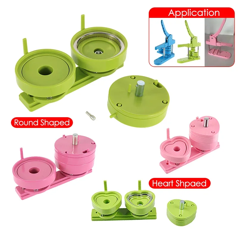 Badge maker molds 25/32/37/44/58/75mm DIY button press machine interchangeable die mould round punching die