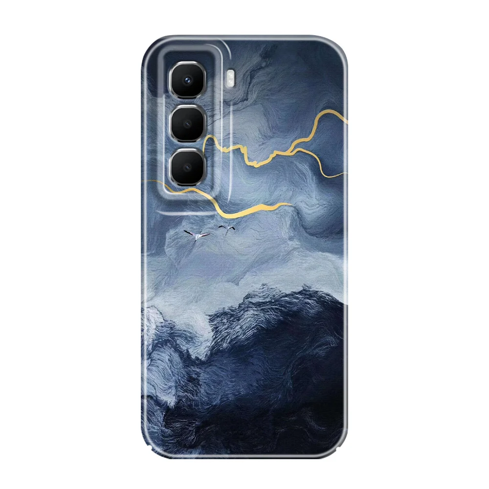 Luxurious Gold Marble Hard Cover Phone Case