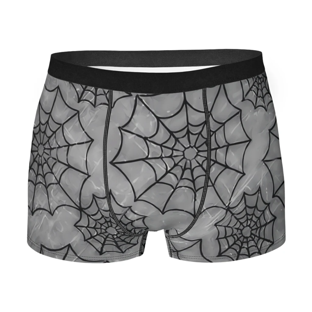 

Spider Animals Spider's Web Underpants Cotton Panties Men's Underwear Print Shorts Boxer Briefs