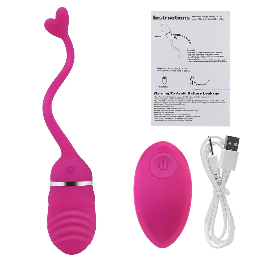 Remote Control Vibrators Vibration Massager Egg Vibrator Womens Sex Bullet Toy Vibrating Vagina Massager Womens Personal