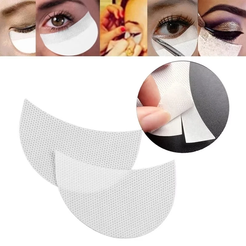 1 Pair Eyeliner Shield For Eyeshadow Shields Protector Disposable Pads Lint Free Patch False Eyelash Extension Makeup Tool