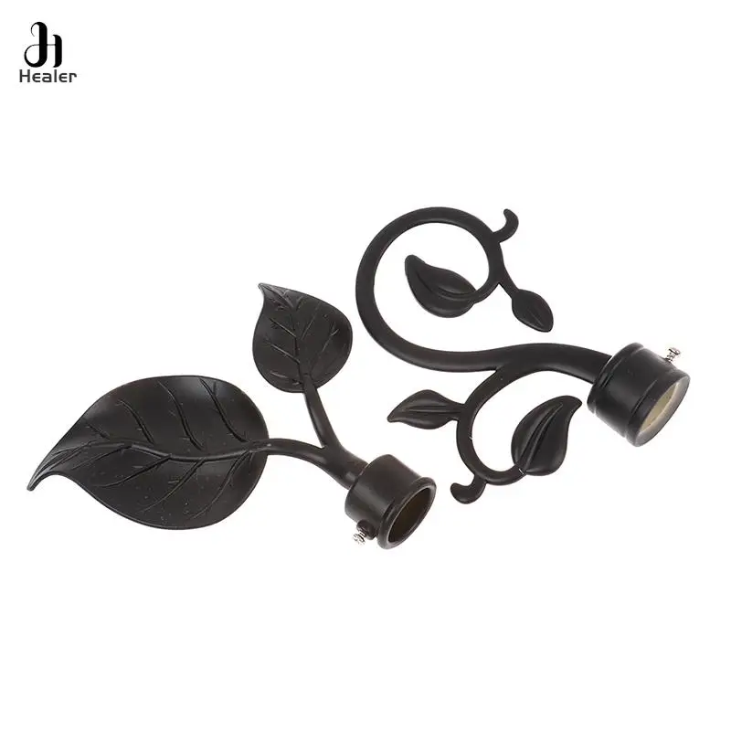 1 Pair Plastic Curtain Decorative Pole/Rod Finials Ends Heads Caps Dia. 22mm/28mm Curtain Accessories Rod Kits Window Decoration