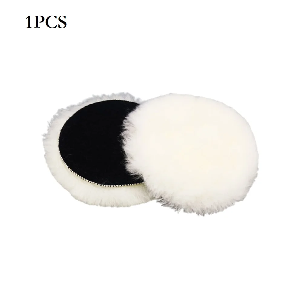 uxcell Lot de 8 disques de polissage en laine de 12,7 cm avec crochet et boucle pour polisseuse orbitale