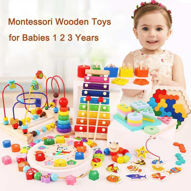 Montessori Educational Wooden Toys Mirror Imaging Puzzle Children Kids  Education Sensory Toys Kindergarten Learning Didactic - AliExpress