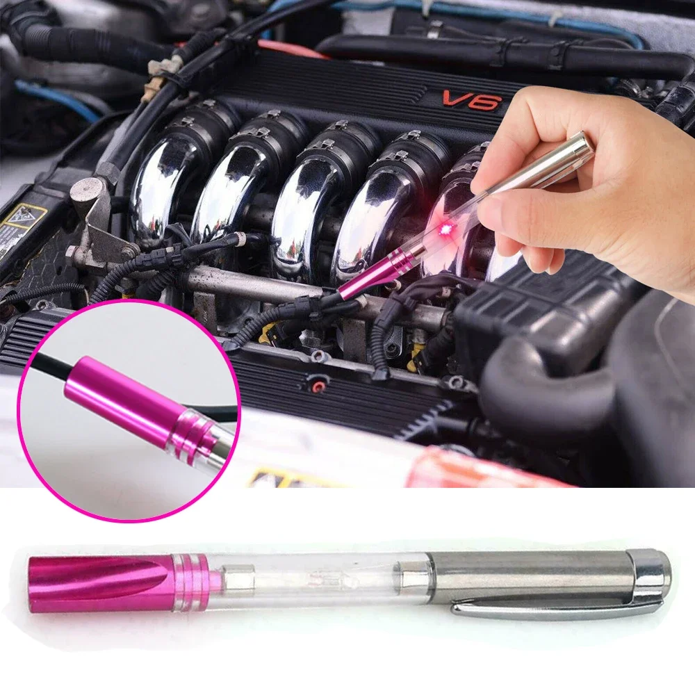 

1pc Portable Auto Ignition Test Pen Tester Automotive Spark Indicator Plugs Wires Coils Diagnostic Pen Tools Suit for All Cars