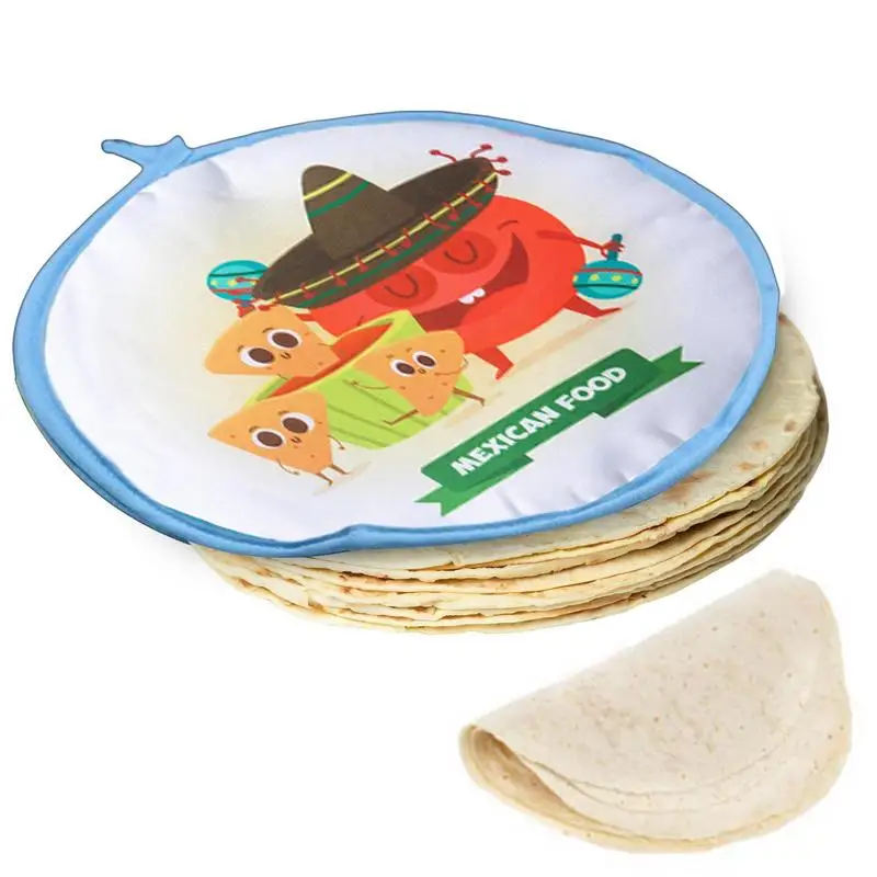 

Tortilla Pouch 12 Inch Heat Container for Tortilla Mexican Food Warming Trays Food Warmer Holder Roti Holder Insulated and