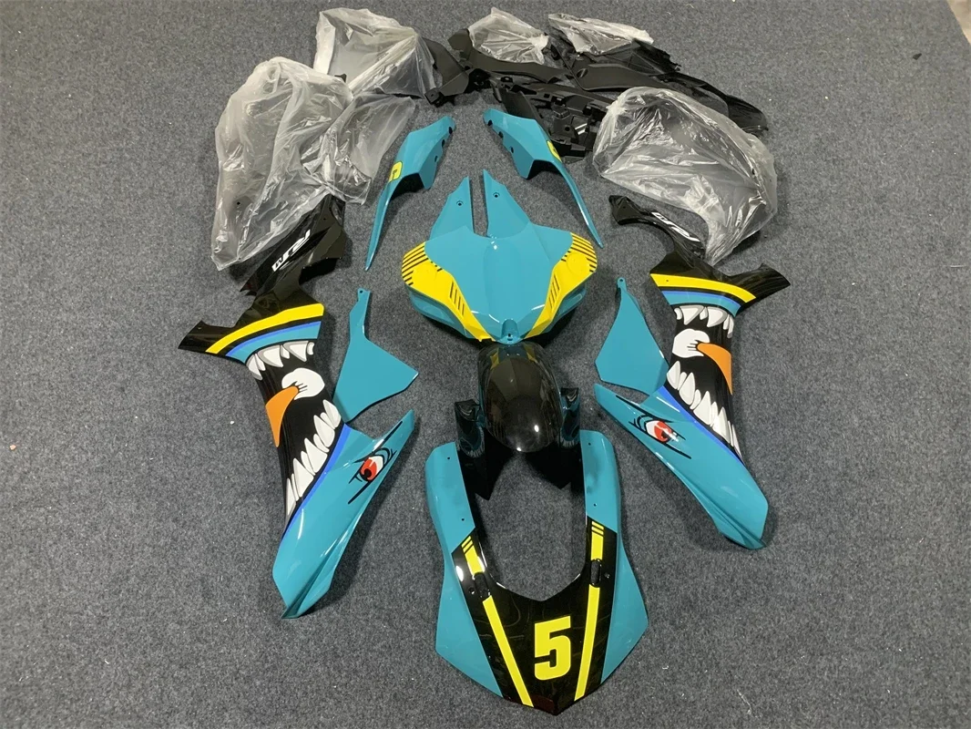 

Style New ABS Motorcycle Fairings Kit Fit For YAMAHA YZF- R1 15 16 17 18 19 2015 2016 2017 2018 2019 Bodywork Set Shark Blue