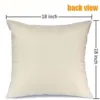 Home decor pillowcase Plain pillowcase Raw linen pillow cover 3