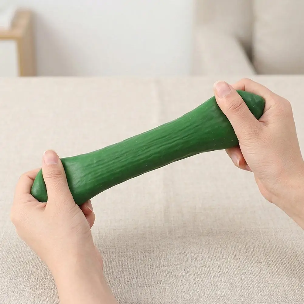 Simulated Cucumber Squeeze Toy Slow Rebound Stress Relief Prank_voghion.com
