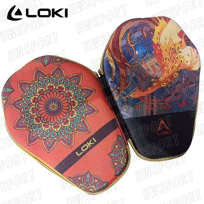 LOKI Table Tennis Racket Case Hard Shell Ping Pong Racket Paddle Cover Bag Durable EVA Inner Table Tennis Accessories