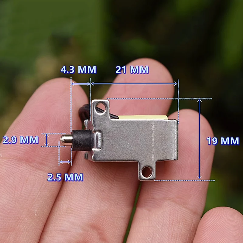 DC 3V 3.7V Micro DC Electromagnet Open Frame Suction Inhalation Type Mini Solenoid Magnet Stroke 2.5mm DIY Cabinet Lock