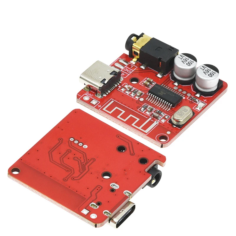 Type-c 3.5mm 무선 블루투스 오디오 수신기 보드 블루투스 5.1 MP3 무손실 디코더 보드 스테레오 음악 모듈 3.7-5V 신규