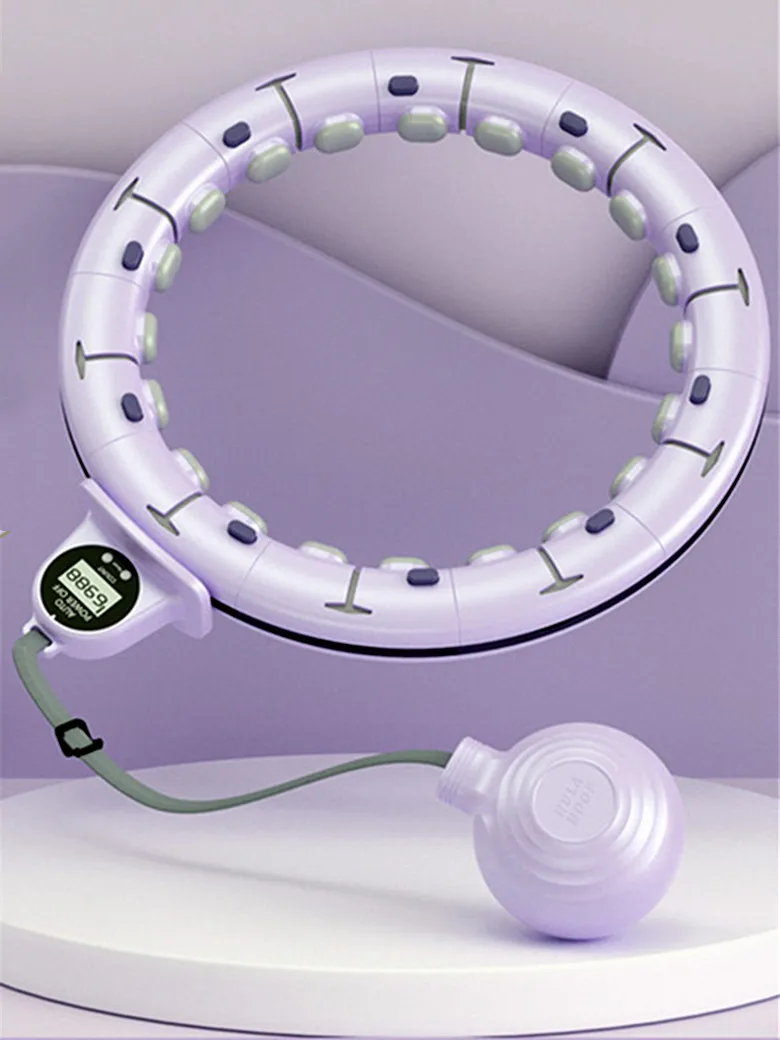 Adjustable Sport Hoop, Abdominal Thin Waist Exercise, Detachable, Massage, Training Weight Loss, Easy Home Gym Fitness Equipment