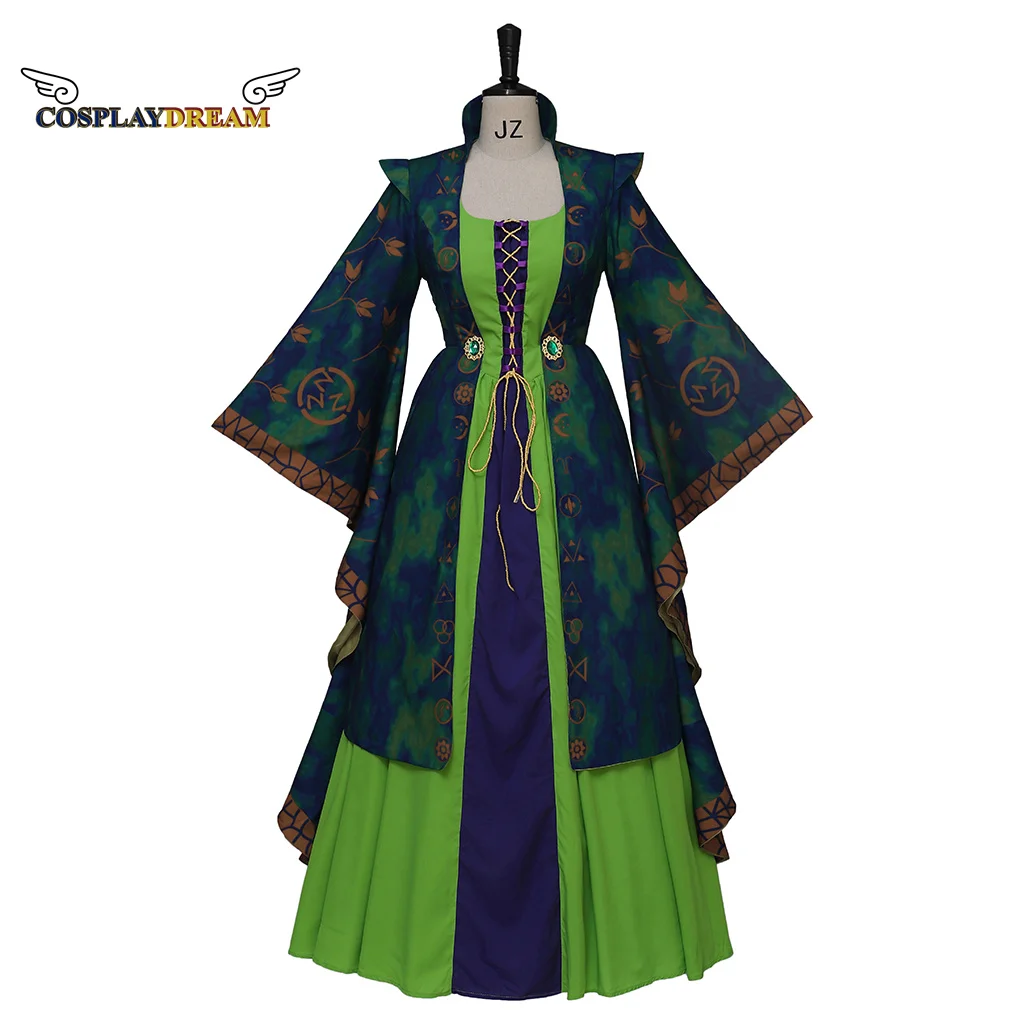 

Костюм для косплея для взрослых женщин Winifred Sanderson, костюм, костюм, униформа на Хэллоуин, карнавал, костюм Сандерсона