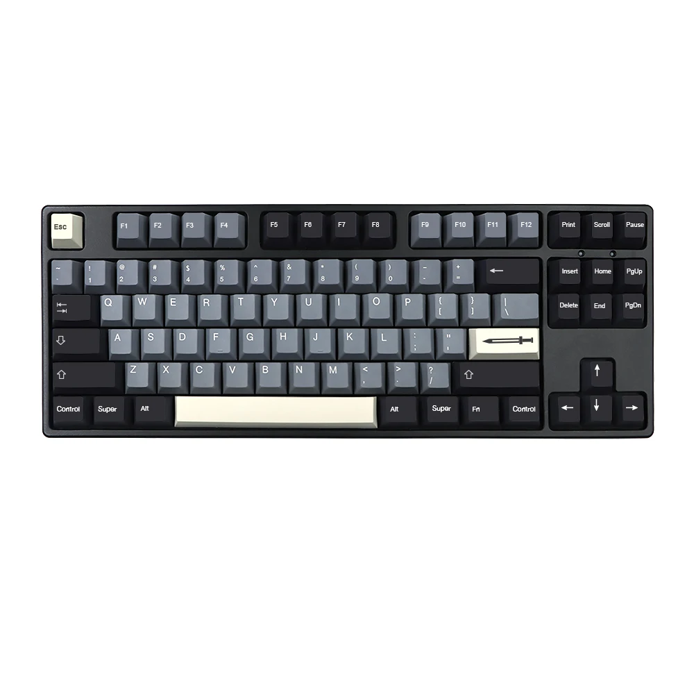 

GMK-KEY Sword Keycap pbt Dye Subbed Cherry Profile 1.75u 2u Shift For GK61 64 84 TKL87 98 104 MX Switches Keyboard ISO Key cap