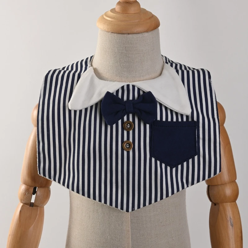 INS 노르딕 봄 여름 신상  순면 턱받이  360도 회전 가짜 칼라 침 흡수 턱받이  가짜 칼라 턱받이