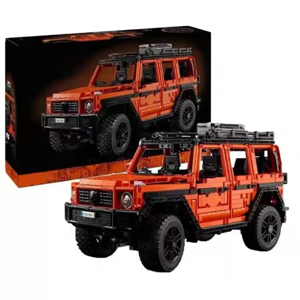 2891PCS technology Mercedes Benz G500 car set 4x4 off-road vehicle 42177 model building block toy birthday gift