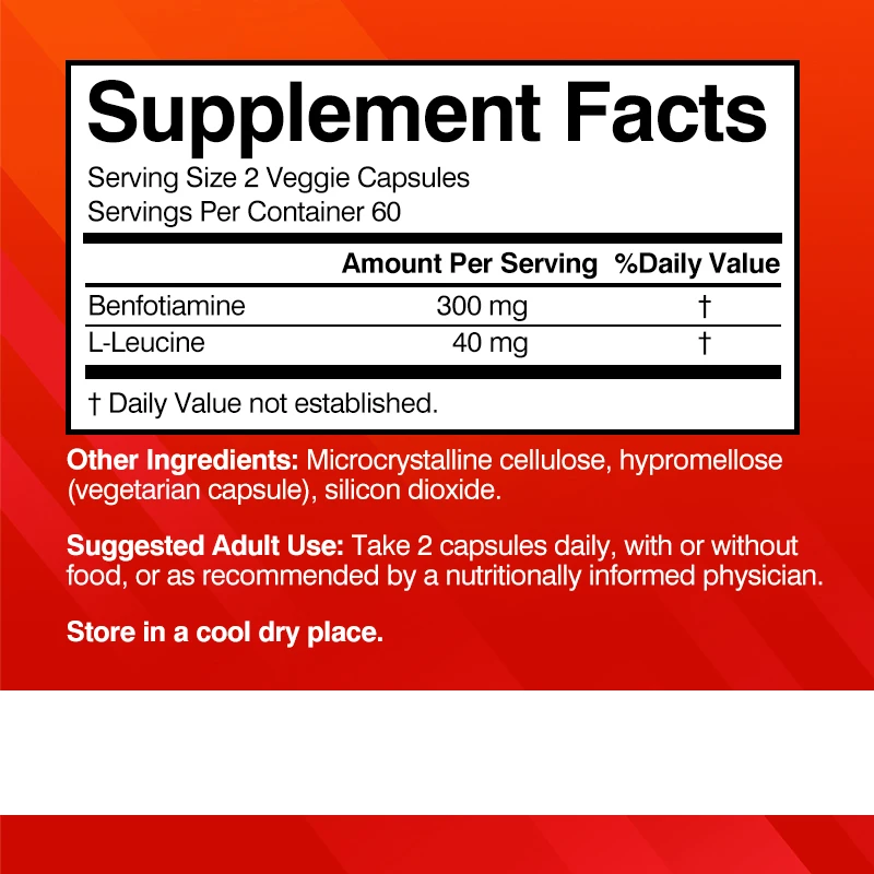 Benfotiamine Helps Maintain Healthy Glucose Metabolism Supports Nervous System Health