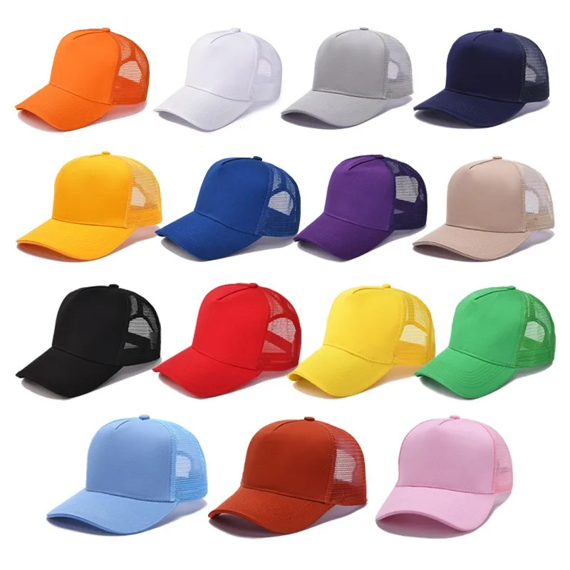Mesh Cap Women Spring Summer Hats Baseball Cap Cotton 6 Panel 5 Panel Breathable baseball cap
