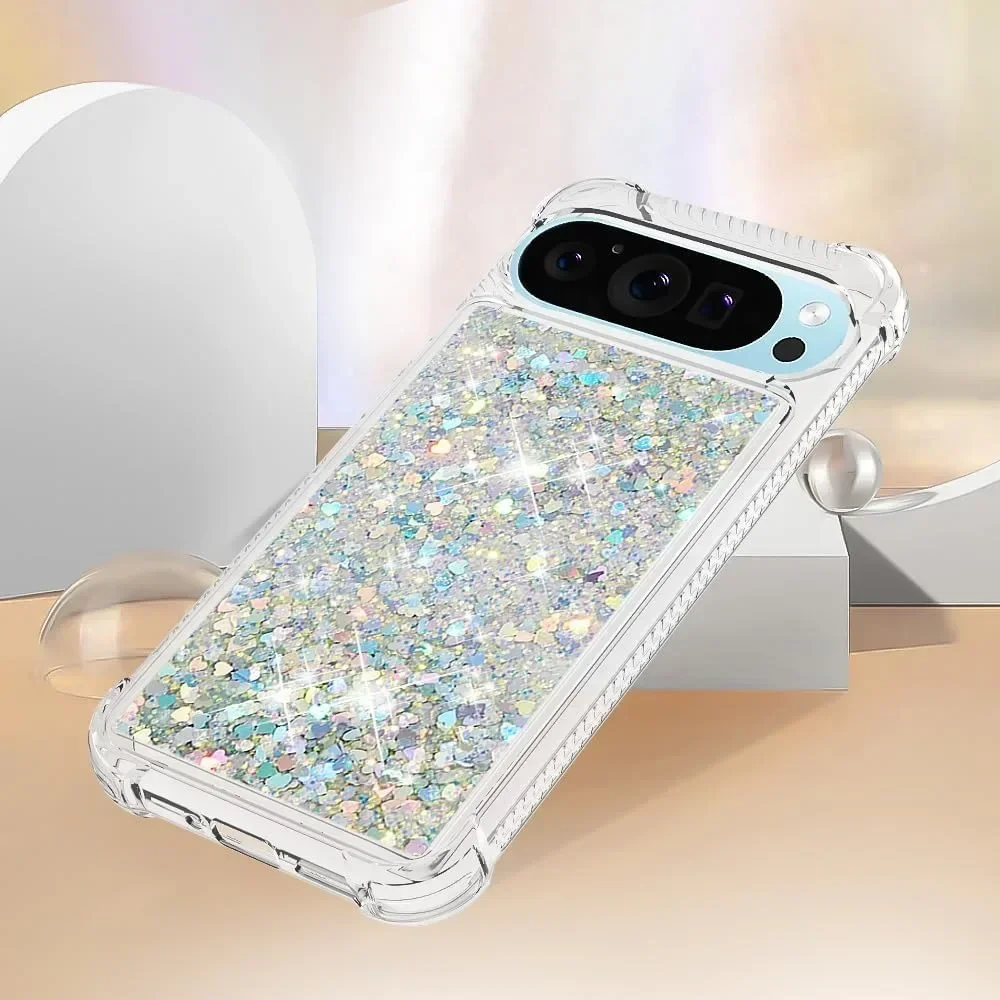 Luxury Quicksand Glitter Love Heart Shockproof Phone Case