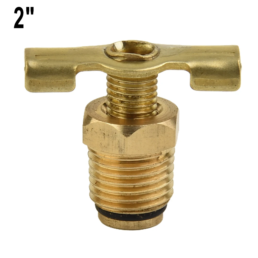 1/4 Abblaseventil Luftkompressor Tank 1/4" BSP Ablassstopfen Ventil/Tap/Ablaufhahn mit T-Griff Ventilteile Luftwerkzeuge – Detail 3