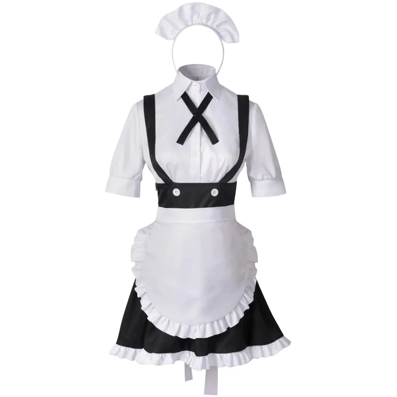 

Women's Dress Costume Summer New Maid Dress Japanese Simple Cosplayer Dress