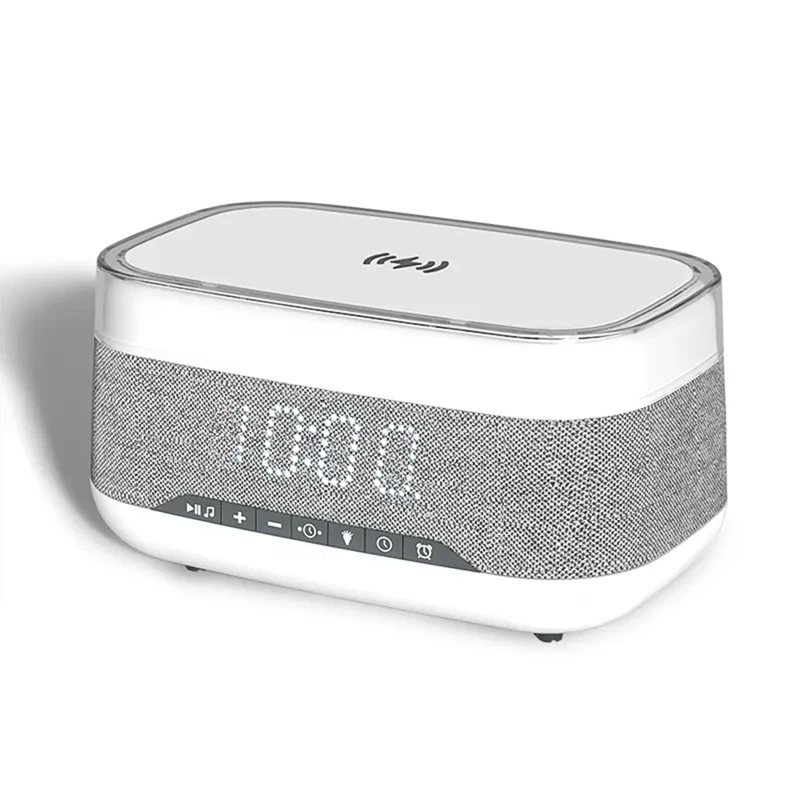 

Американская вилка, Bluetooth-динамик с беспроводным зарядным будильником, прикроватная лампа, функция повтора