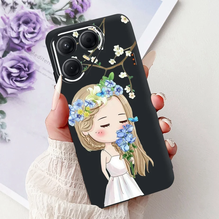 Cute Cat Painted Soft TPU Phone Case - Enhanced Protection and Style