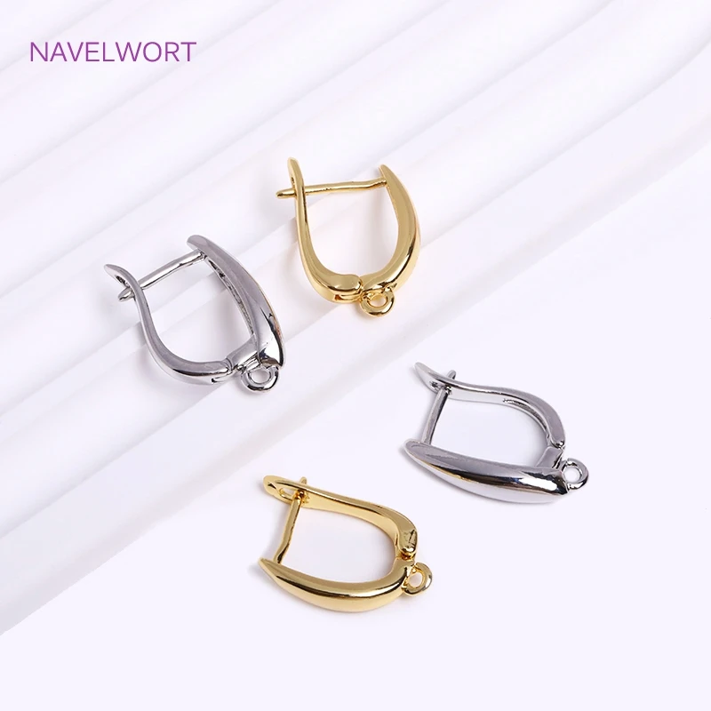 Lot De 12 Fermoirs Pour Boucles D'oreilles - Or Jaune Plaqué | 6 Paires | Marque Cretty-Meet