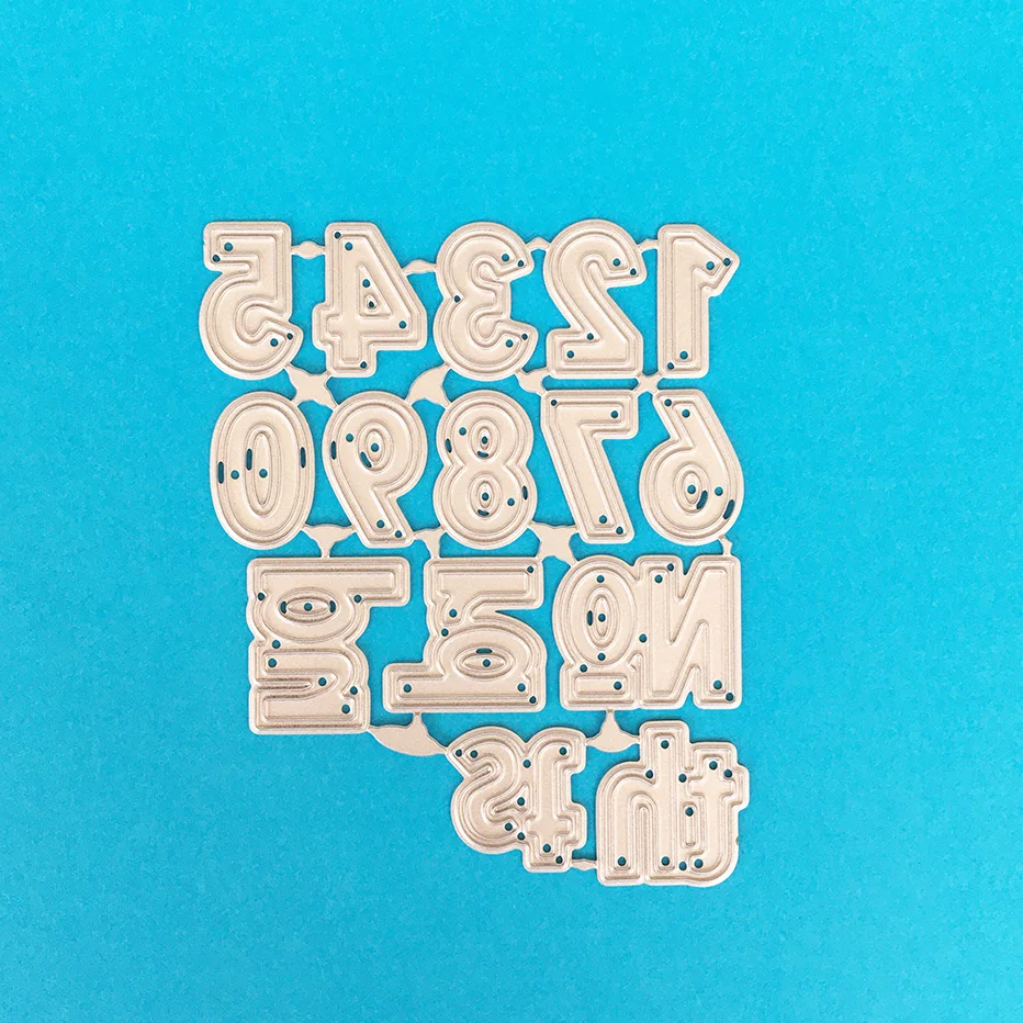 

Numbers letters Metal Cutting Dies Stencil for DIY Scrapbooking Photo Album Embossing Paper Cards Crafts Diecuts New 2024