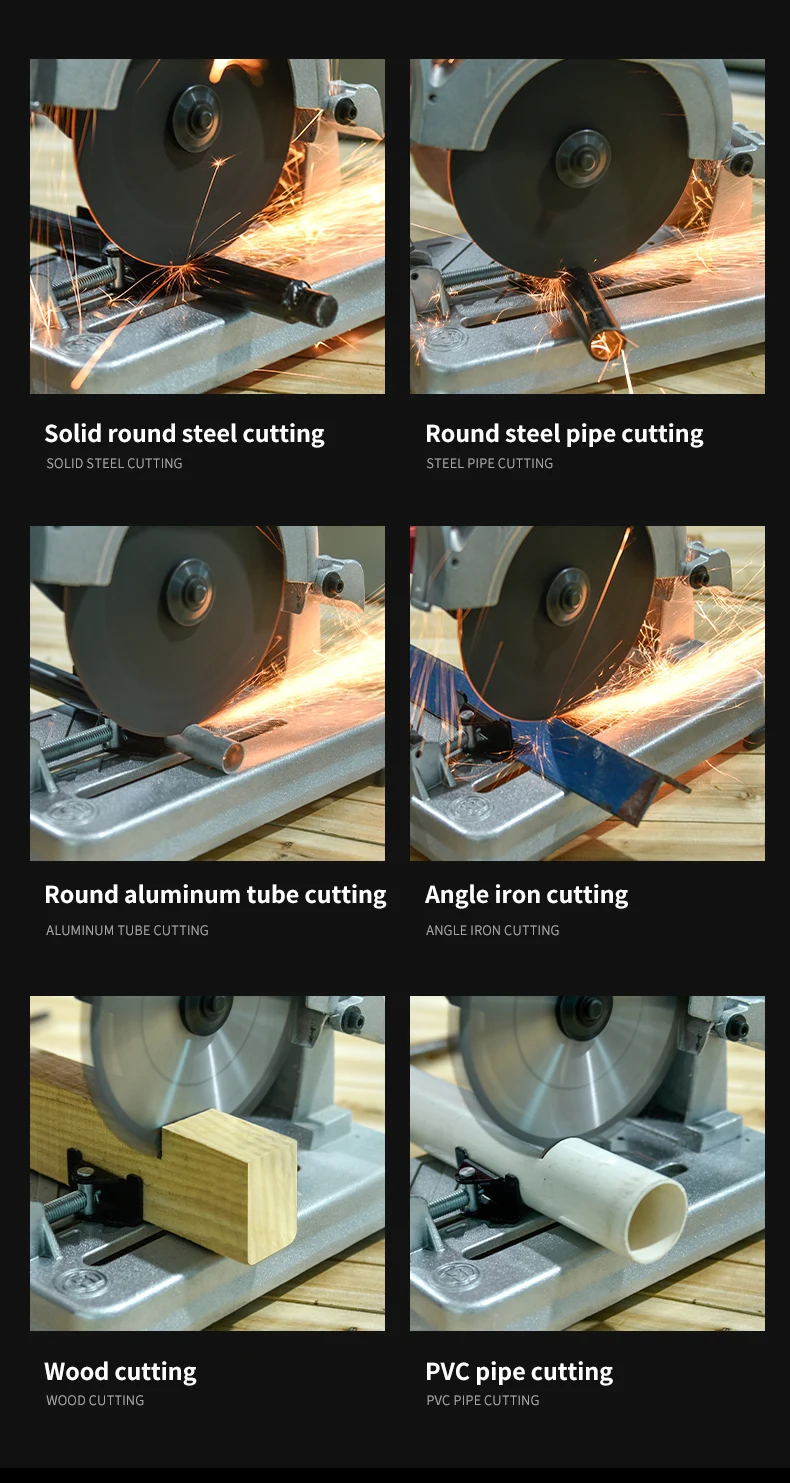 Electric Miter Saw Table Cutting Machine Aluminum Angle Cutter For Cutting Metal