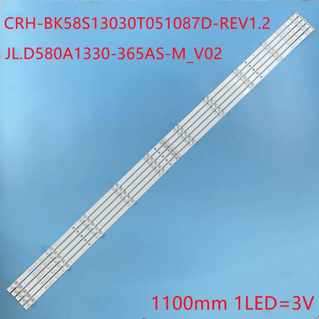 Ledes strips számára HISENSE Tv-t néz H58AE6000 H58A6100 58H6570G CRH-BK58S13030T051087D-REV1.2W JL.D580A1330-365AS-M_V02 58R6E 58H6550E