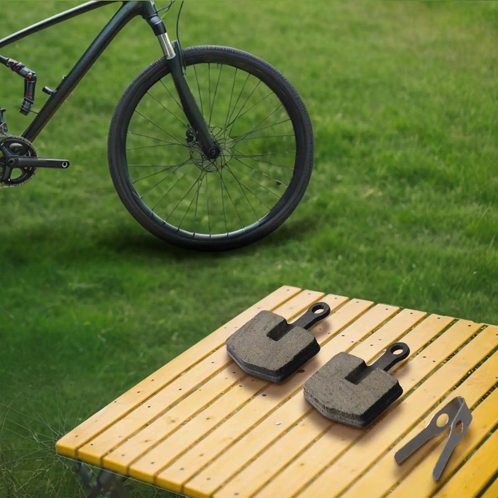 New Disc Brake Pads Parts 1pair Accessories Black Brake Pads Compound Disc Fittings Metal+Resin Replacement 4mm