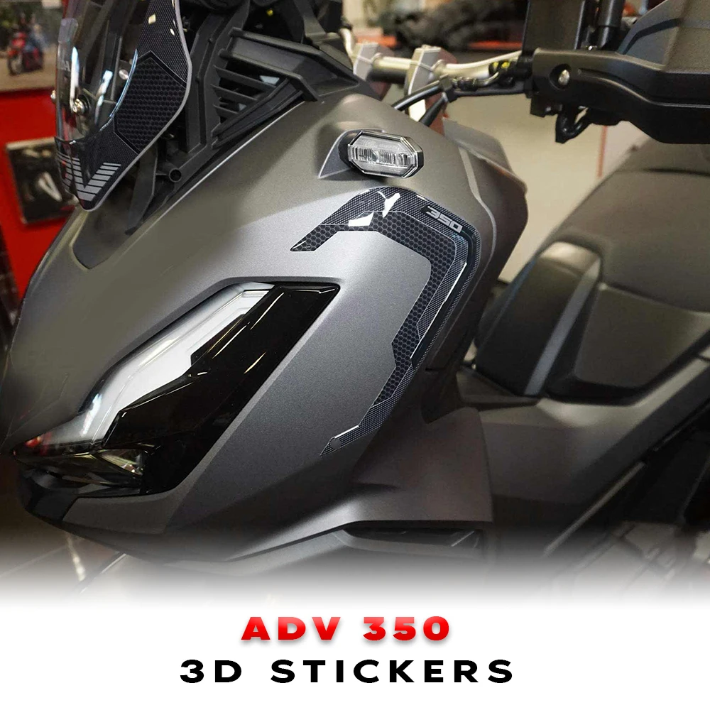 Sticker 3D Tank pad Stickers protection kit Oil Gas Protector Cover Decoration For HONDA ADV350 ADV 350 2022