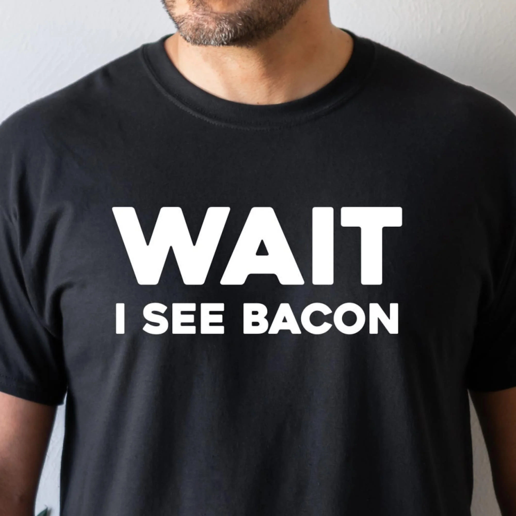 Attesa Di Vedere Una Pancetta, Una Camicia Di Pancetta, Un Regalo Di Pancetta, Un Amante Della Pancetta, Un Regalo Per Lui, Una Maglietta Di Pancetta 